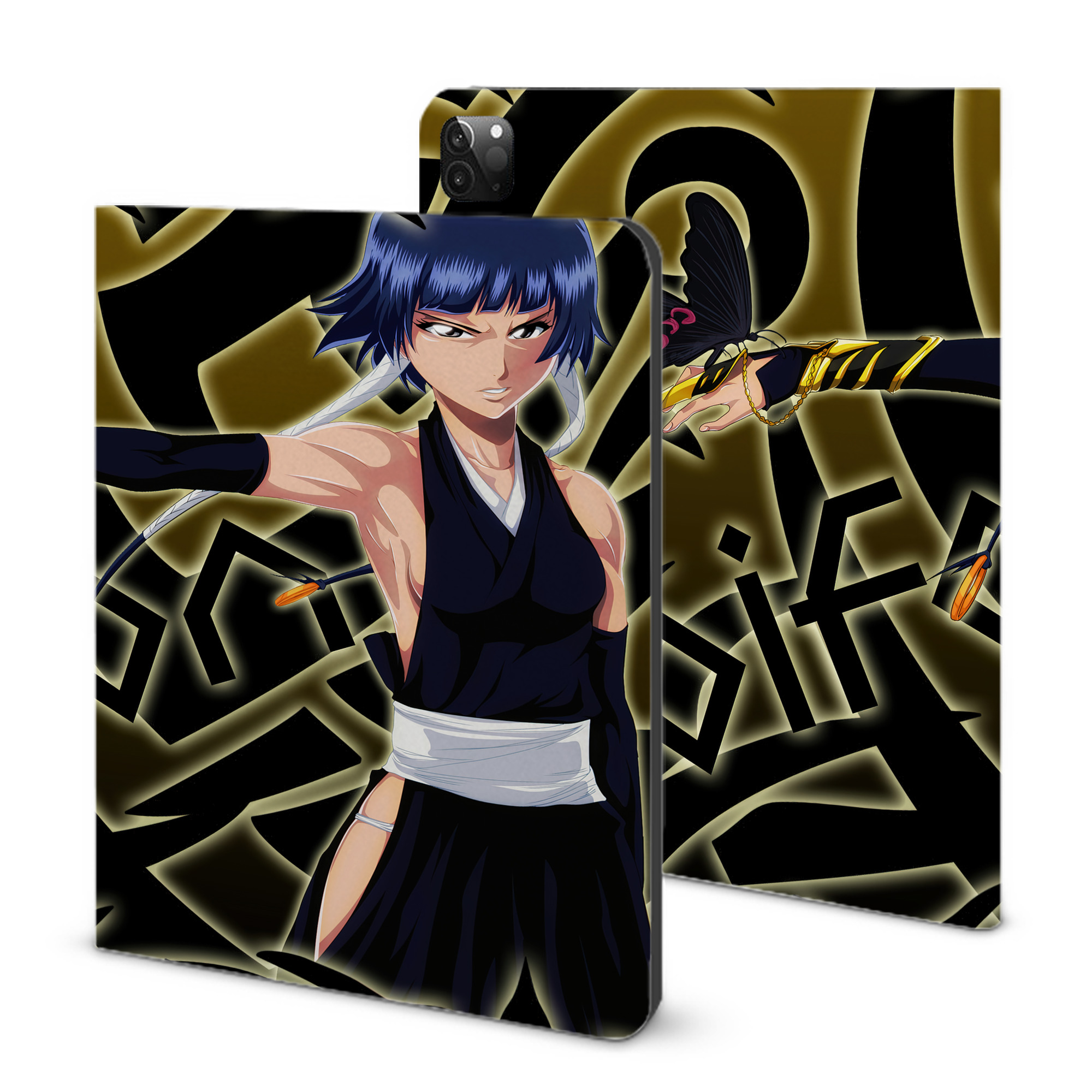 （画像用） ブリーチ BLEACH IPadケース ペンホルダー付き ブックスタイルデザイン